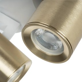 Kanlux 38965 - Spotlámpa LAURIN 2xGU10/10W/230V réz/fehér