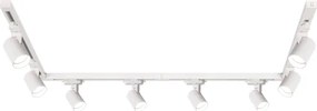 BRILAGI - Sínrendszeres spotlámpa HUSKY 8xGU10/10W/230V 300 cm fehér