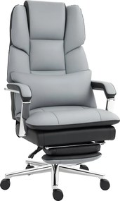 HOMCOM Ergonomikus Irodai Szék - Szürke | Aosom