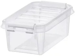 SmartStore Classic tárolódoboz fehér klipszekkel, 0,3 l, 0,3 l