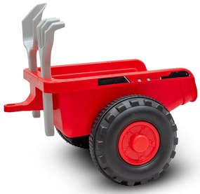 Gyermek lábbal hajtós traktor Baby Mix Benny piros