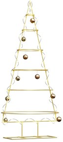 Fém karácsonyfa állvánnyal Arany 150 cm Porszórt Acél