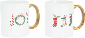 Karácsonyi bögre szett Joy Szülők Nagyszülők Párjának Ajándék