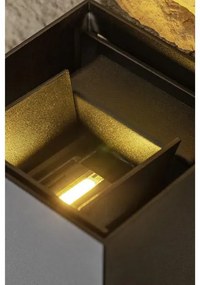 Lámpa Fali lámpa MISSOURI-K, 7W, 540lm, AC220-240V, 50/60 Hz, PF>0,5 ,Ra≥80, IP54, IK08, 4000K, négyzet, fekete