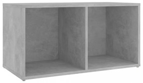 betonszürke szerelt fa TV-szekrény 72 x 35 x 36,5 cm