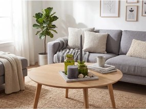 Dísztálca gyertyatartóval és gyertyákkal HYGGE 20x20 cm