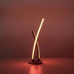 Leuchten Direkt 11991-55-LED RGB Dimmelhető asztali lámpa SWING LED/9,5W/230V + távirányító