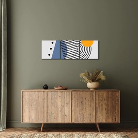 Kép - Minimalista absztrakció N⁰2 (órával) (90x30 cm)