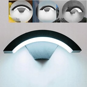 KĂŒltĂ©ri Fali LĂĄmpa Led Homlokzati Modern Fekete 18W IP65 3000K