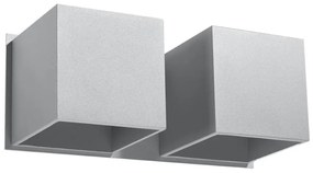 Sollux SL.0658 - QUAD fali lámpa 2xG9/40W/230V szürke