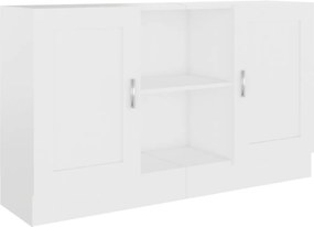 vidaXL fehér szerelt fa tálalószekrény 120 x 30,5 x 70 cm