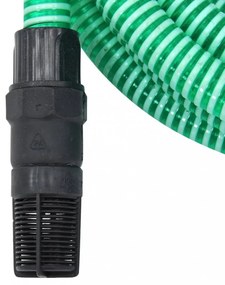 zöld PVC szívótömlő PVC csatlakozókkal 1 4 m&quot;
