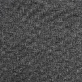 6 db sötétszürke szövet forgó étkezőszék