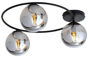 Mennyezeti lámpa SOPRA 3xE14/10W/230V fekete