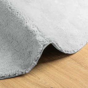 HUARTE szürke rövid szálú puha és mosható szőnyeg Ø 200 cm