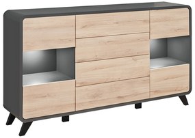 Szekrény Raydon 20 ANRV RD SB (antracit + tölgy kronberg). Akció -17%. 1024055