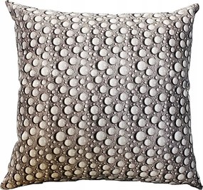 Díszpárnahuzat 40x40 Szürke Cseppek prémium díszpárnahuzat