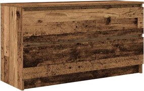 vidaXL antik fa színű szerelt fa TV-szekrény 100x35x54 cm