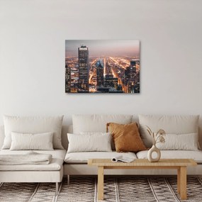 Fényes metropolisz képe (70x50 cm)