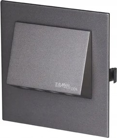 Navi grafit Led lépcsővilágító lámpatest Pt 14V DC Grf hideg fehér IP56