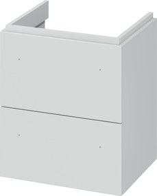 Cersanit Larga szekrény 49.4x39.4x54.9 cm Függesztett, mosdó alatti szürke S932-069