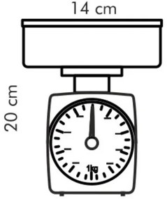 Tescoma ACCURA konyhai mérleg, 2,0 kg,