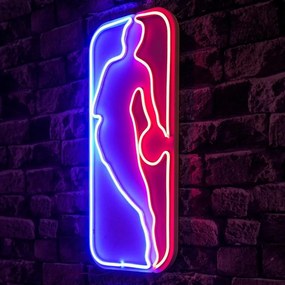 Műanyag LED-es fali dekoráció, The Logo Jerry West - Multicolor