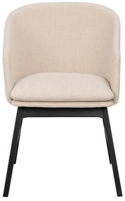 Bézs kárpitozott étkezőfotel szett 2 db-os Windham – Rowico