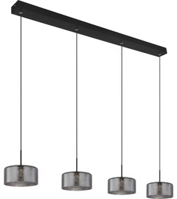 Globo 15634-4 - LED Csillár zsinóron FOGSY 4xLED/8W/230V