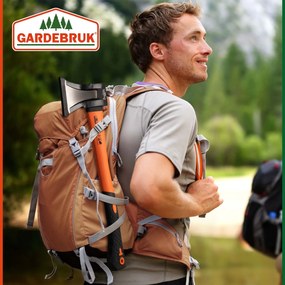 TOMS fejsze és hasító készlet, 2 db, fekete/narancs Gardebruk