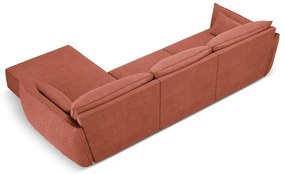 Piros sarokkanapé (jobb oldali) Vanda – Mazzini Sofas
