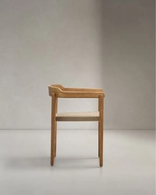 Natúr színű tömörfa kerti szék Icaro – Kave Home