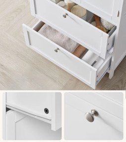 Fürdőszobaszekrény LAVORANO 110x60 cm, fehér