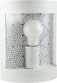 Muret kerti fali lámpa E27 fehér