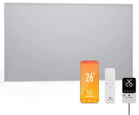Klarstein RadiantSmart IR Heater, Infravörös hősugárzó, Külső termosztát, 600 W, Energiatakarékos