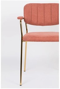 Rózsaszín étkezőszék szett 2 db-os Jolien – White Label