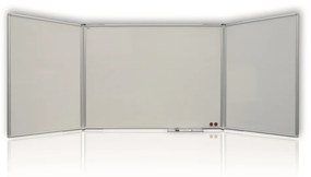 Mágneses összecsukható tábla 150/300 x 100 cm, fehér