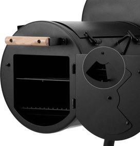 LOKOMOTIVA AVENBERG BBQ MASTER Kerti grill füstölővel