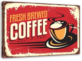 Gario Vászonkép Retro frissen pörkölt kávé Méret: 60 x 40 cm