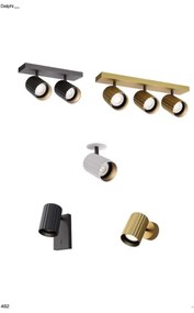 Redo 01-2549 - DELPHI fali spotlámpa 1xGU10/7W/230V fekete