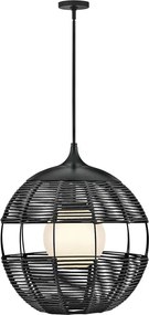 Quintiesse Maddox QN-MADDOX-P-M-BK-BK Függőlámpa 1x60W/E27 IP44