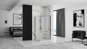 Zuhanykabin Rea Molier Chrom 100x90