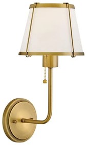 Hinkley HK-CLARKE1-DBR-OW - Fali lámpa CLARKE 1xE27/40W/230V réz/fehér