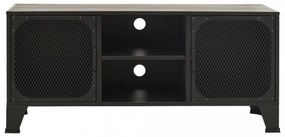szürke fém és MDF TV-szekrény 105 x 36 x 47 cm