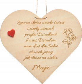 Medál Nagymama Nagypapa Nap Tábla Névvel