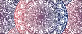 Mandala kép (120x50 cm)