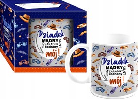 Bögre Dobozban Ajándék Nagypapa Napjára Nagypapának Okos Leleményes Kedves