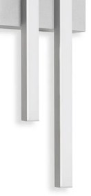 Telefunken - LED kültéri fali lámpa 2xLED/4W/230V IP44 ezüst