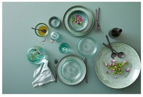 Zöld-fekete kőedény tál ø 40 cm Gastro Black/Green – Bitz