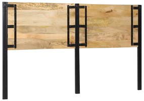 tömör fa mangó és vas fejtámla 180 cm